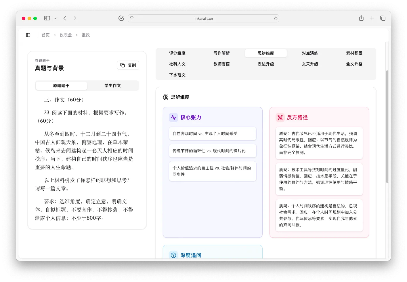 Chapter 6 · 思辨维度